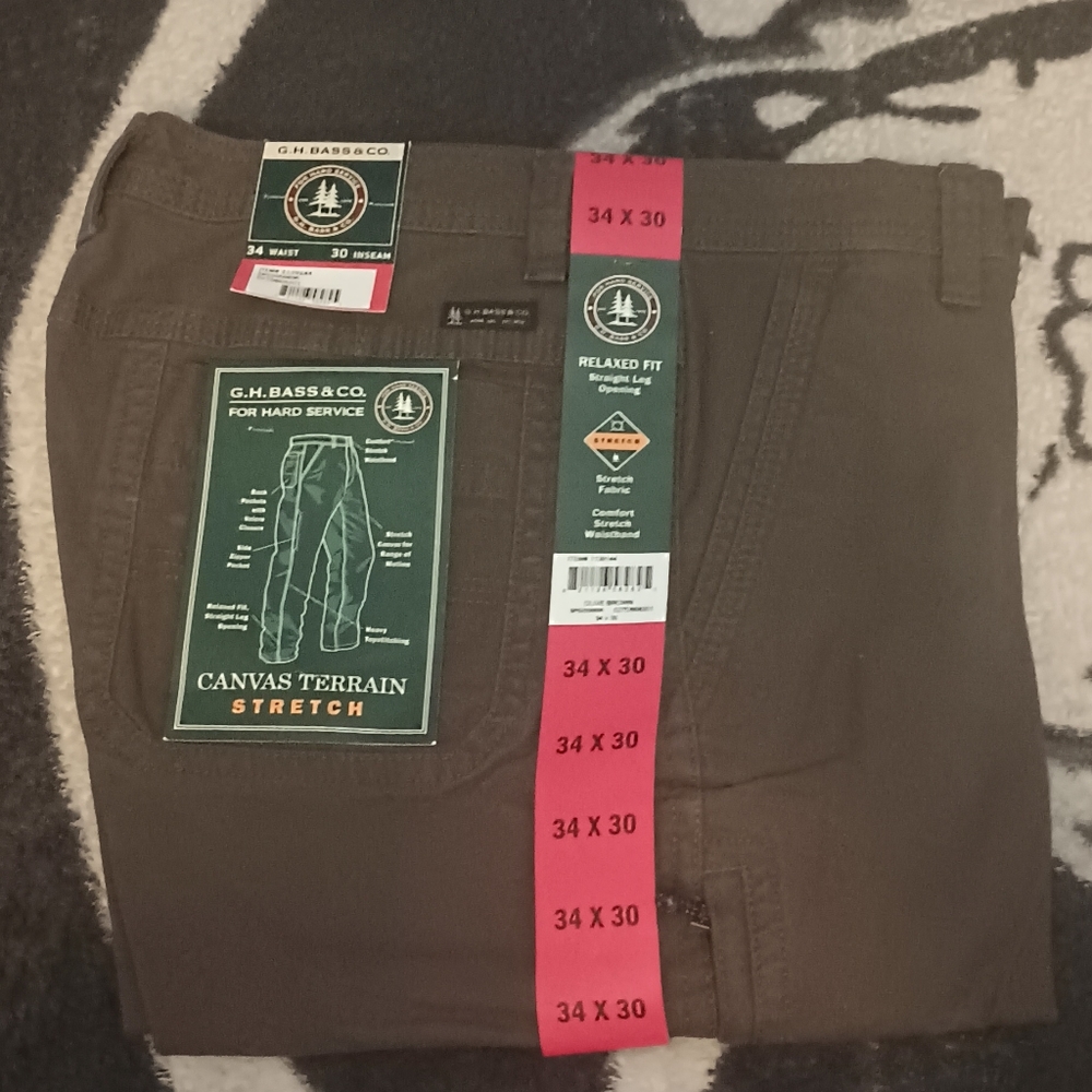 G.H. Bass & Co. Canvas Terrain Men Pants